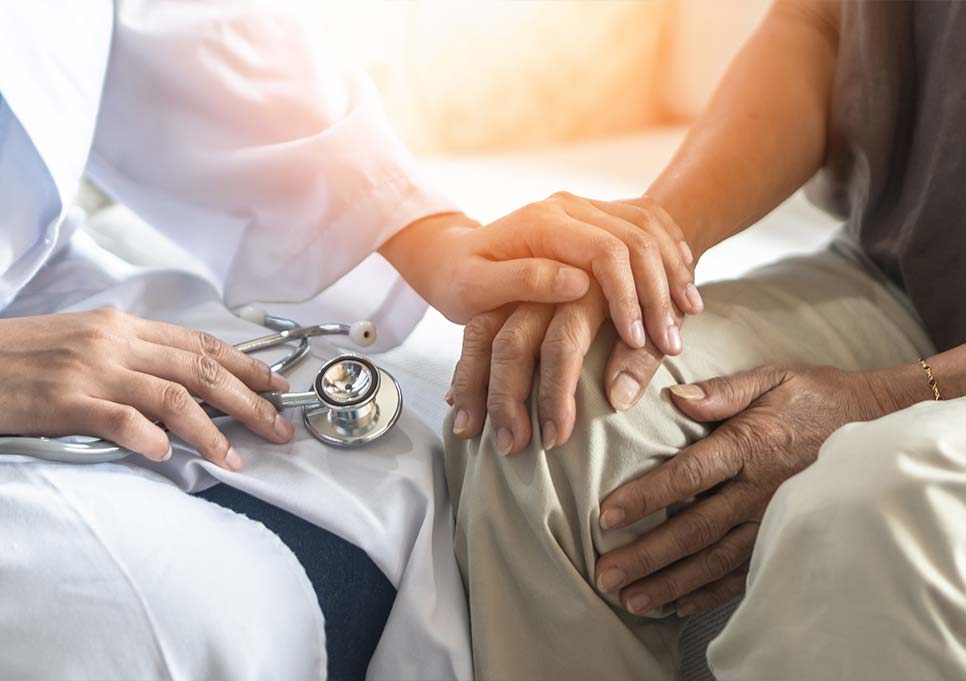 Doctor at South Bay Wellness Center evaluating a patient for pain